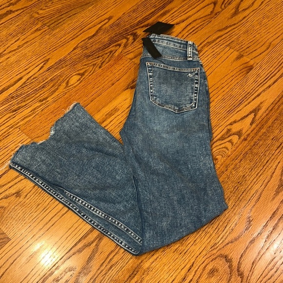 NWT Rag & Bone Woman’s Pebbles Casey High Rise Ankle Flare Jeans Size 24 - Picture 1 of 7